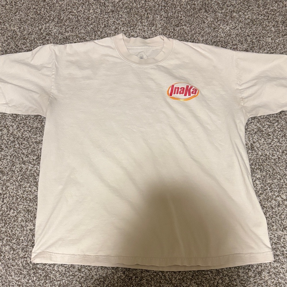 NAK Cream T-Shirt with Chocolate Bar Graphic